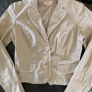 Pinstripe dress blazer